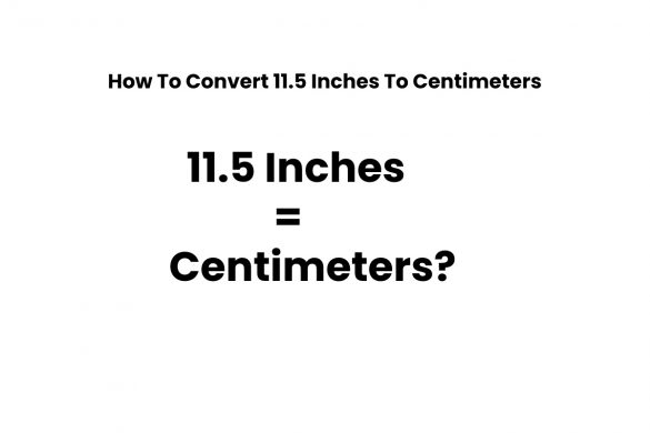 Convert 11.5 Inches To Centimeters