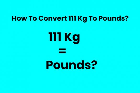 Convert 111 Kg To Pounds