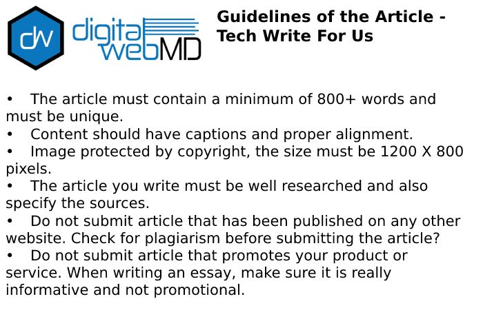 Guidelines of the Article Tech Write for Us
