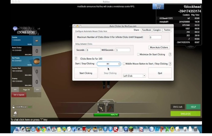 Auto Clicker for Roblox on You Tube