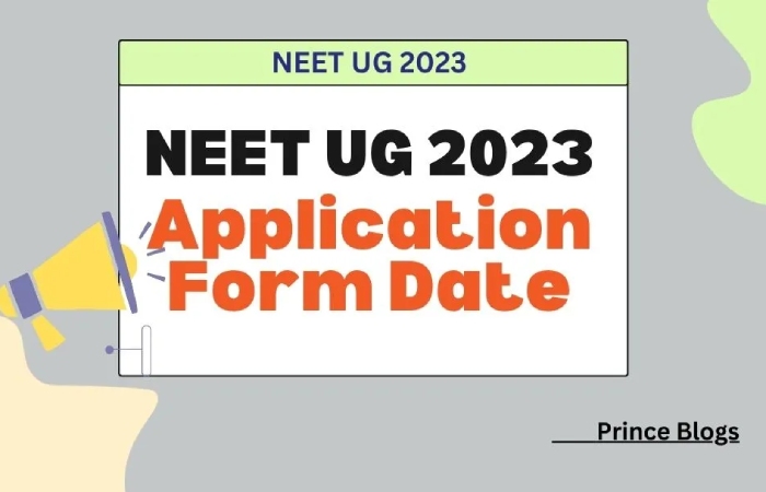 NEET UG 2023 Application Form Date