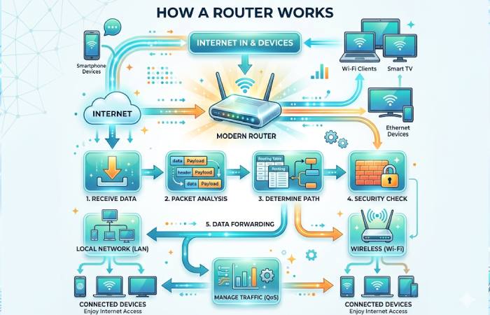 how does a router work