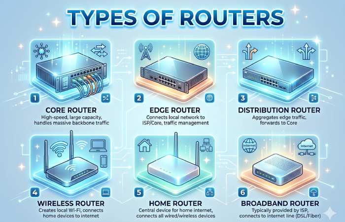 types of routers