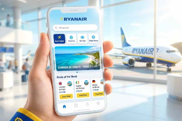 about airline apps like ryanair
