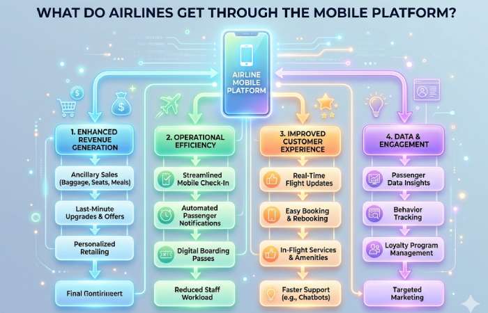 what do airlines get through the mobile platform