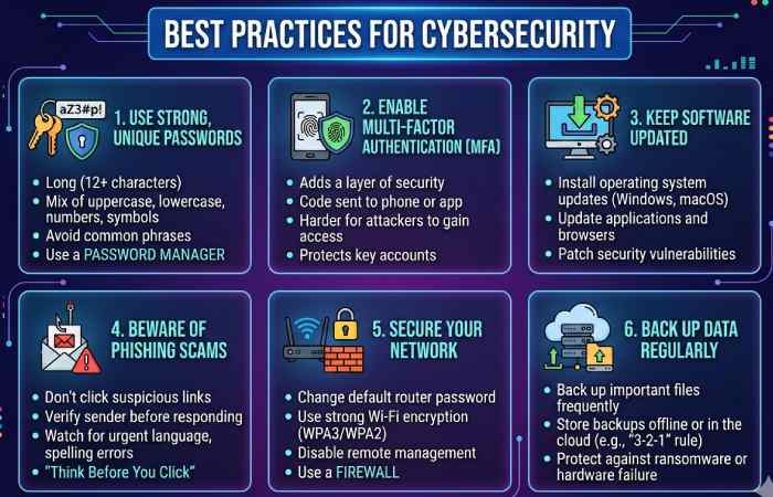 best practices for cybersecurity 