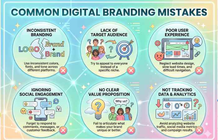 common digital branding mistakes 