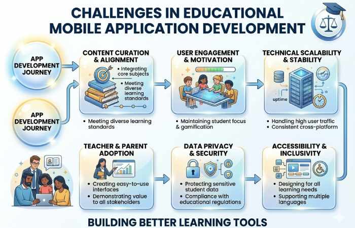 challenges in educational mobile application