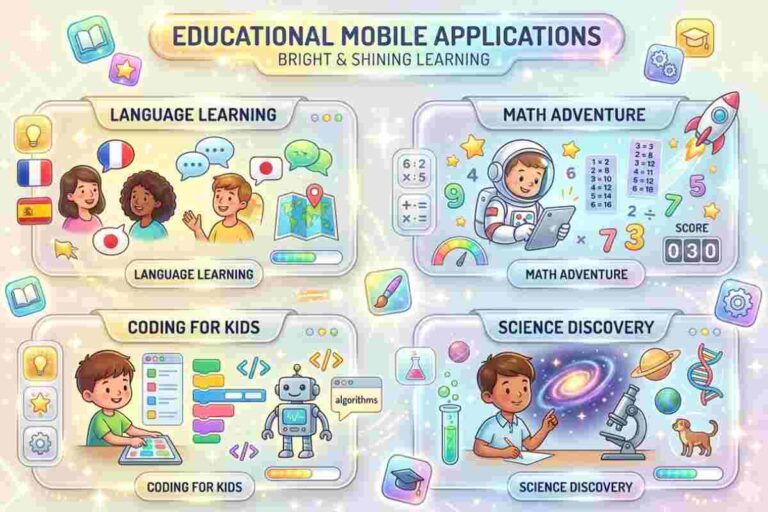 create educational mobile applications