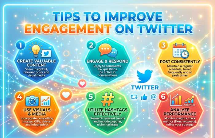 tips to improve engagement on twitter