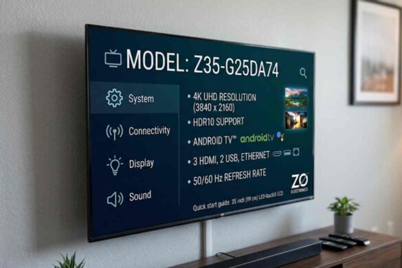 about zo35-g25da74 model tv