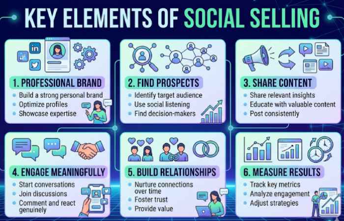 key elements of social selling