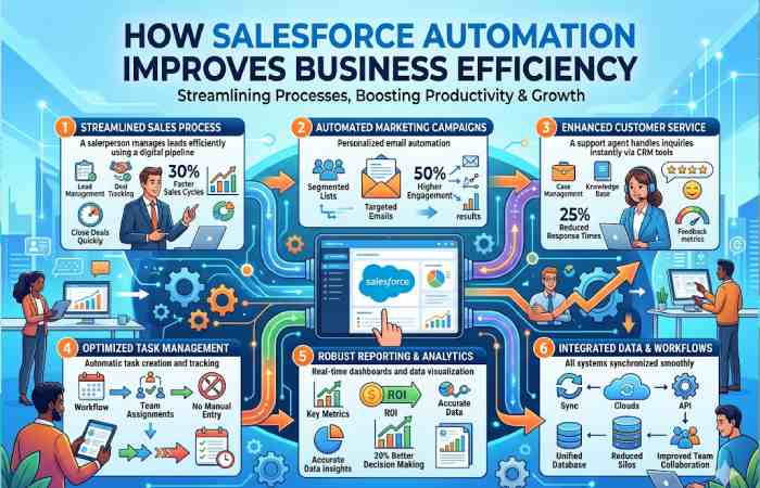 how salesforce automation improves business efficiency