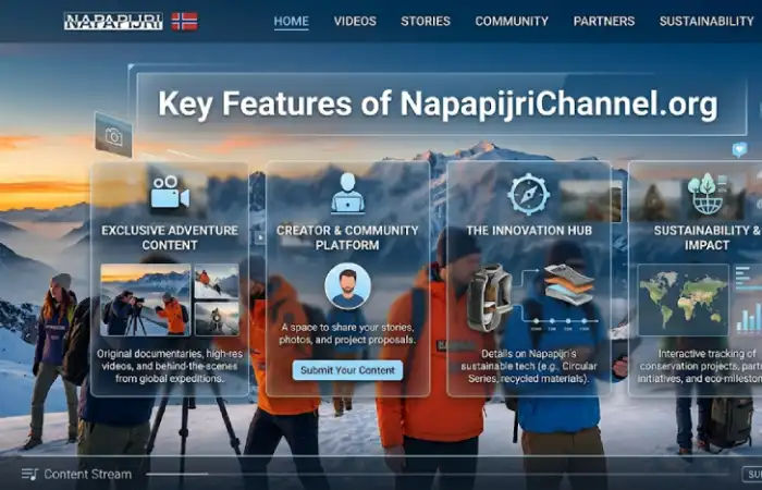 key features of the napapijrichannel.org